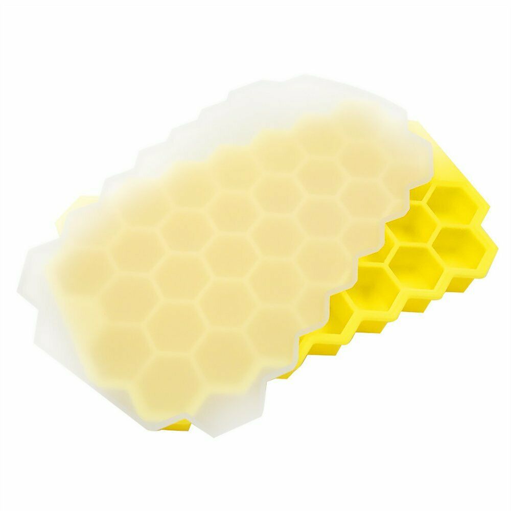 Honeycomb Ice Cube Tray -Yellow