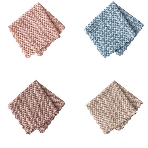 Kitchen anti-grease wiping rug-Blue