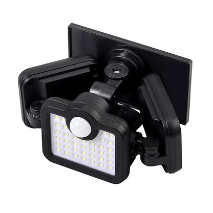 3 Head 108 LED Solar Wall Lights