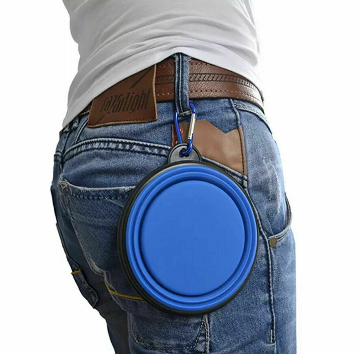 New Designed Food Grade Silicone Pet Bowl -Blue