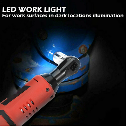12V Electric Cordless Right Ratchet 3/8 "
