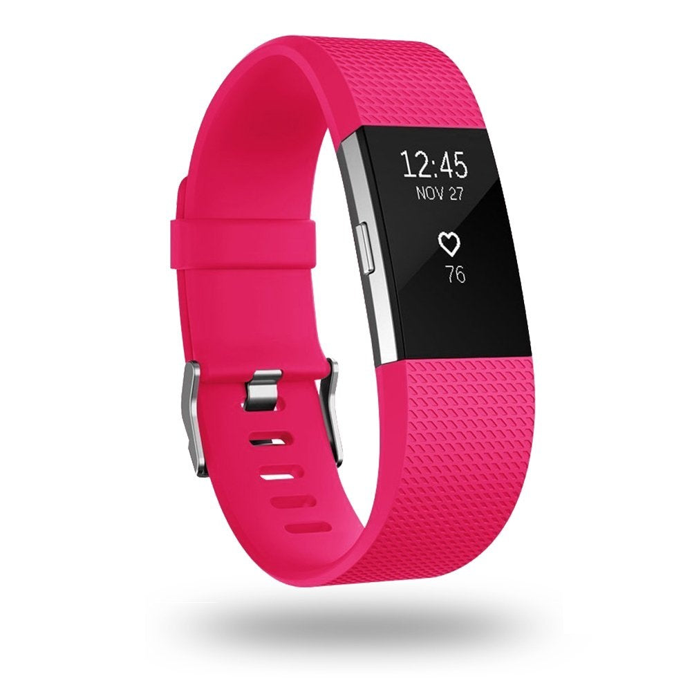 Fitness Tracker Normal Rubber band-Pink-L