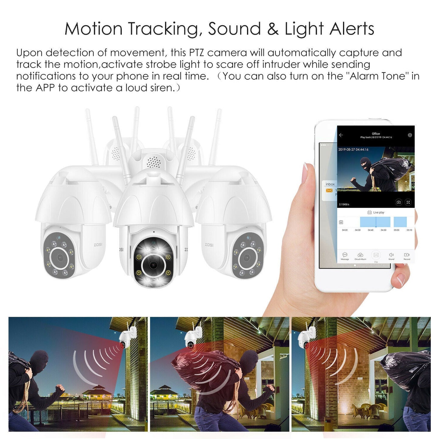 Wireless IP PTZ Camera