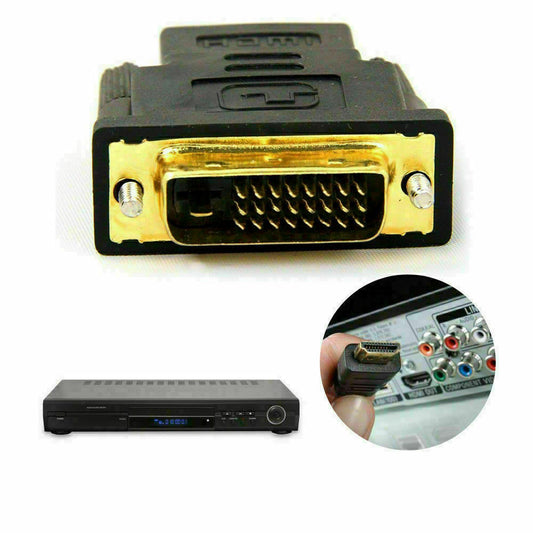 HDTV Female to DVI 24+1 Male Adapter