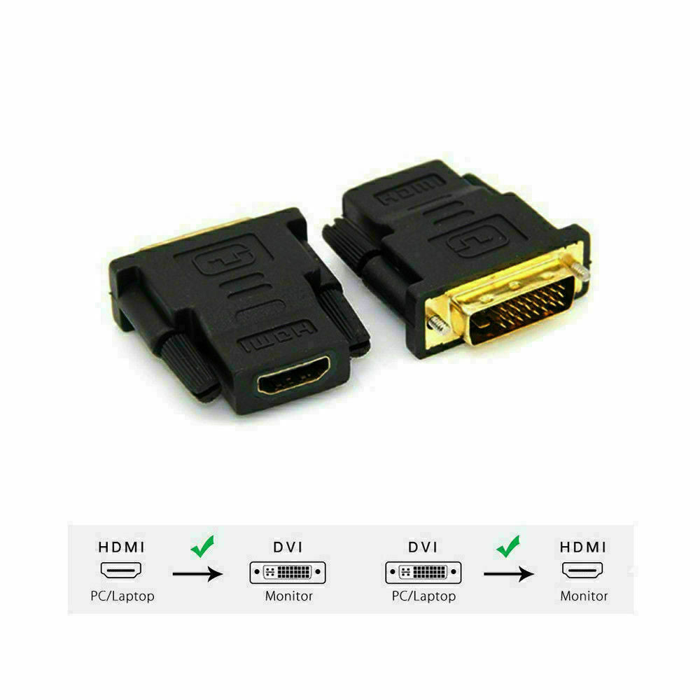 HDTV Female to DVI 24+1 Male Adapter