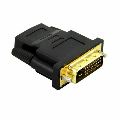 HDTV Female to DVI 24+1 Male Adapter