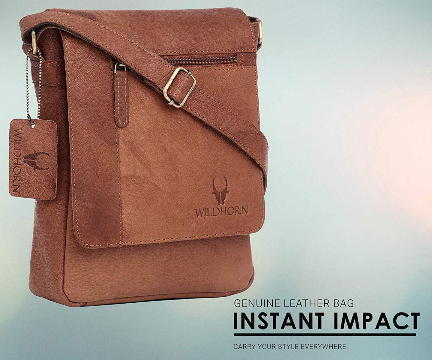 Leather Messenger Bag