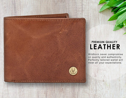 Leather Wallet and Belt Combo for Men