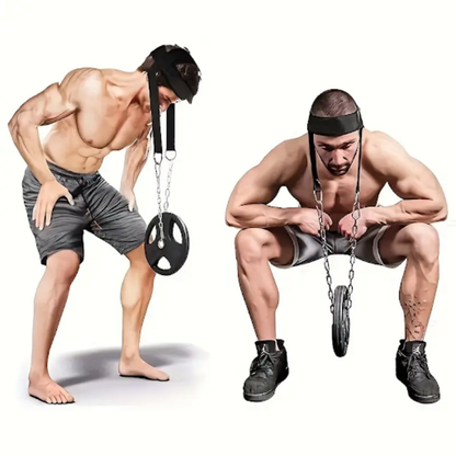 Head & Neck Exercise Band With Iron Chain