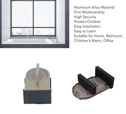 1pcs Aluminum Alloy Sliding Door,Window Lock
