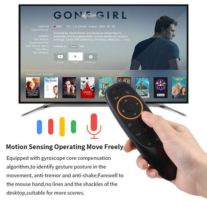 G10 Voice Remote Control Air Mouse Black
