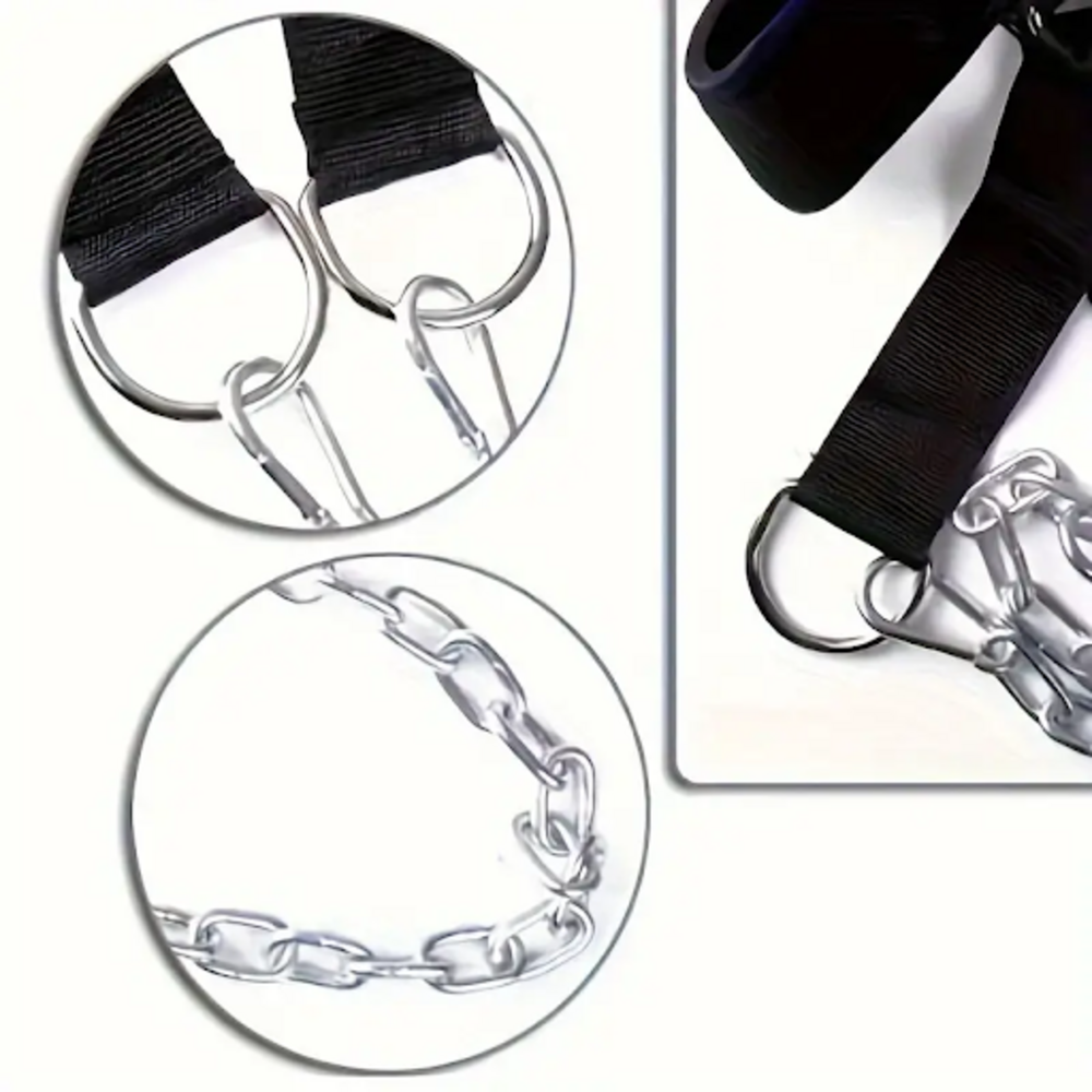 Head & Neck Exercise Band With Iron Chain