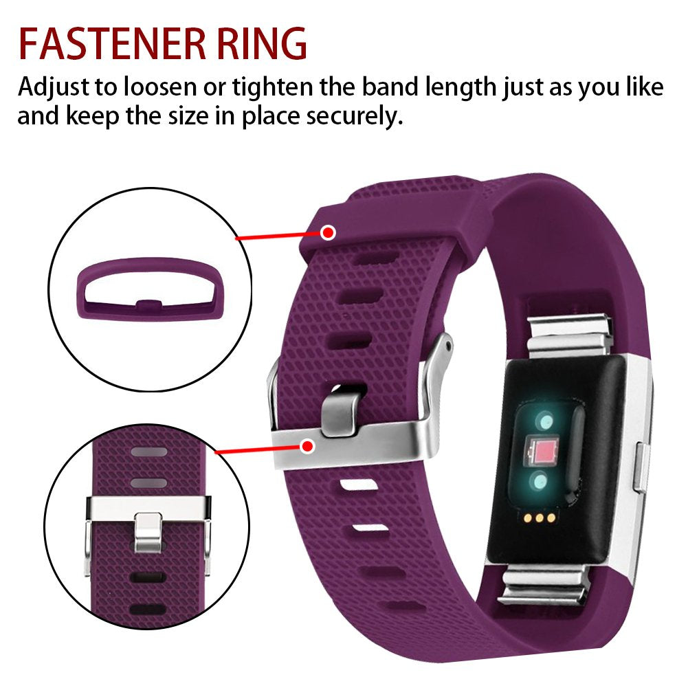 Fitness Tracker Normal Rubber band-Purple-S
