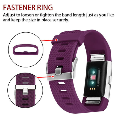 Fitness Tracker Normal Rubber band-Purple-S