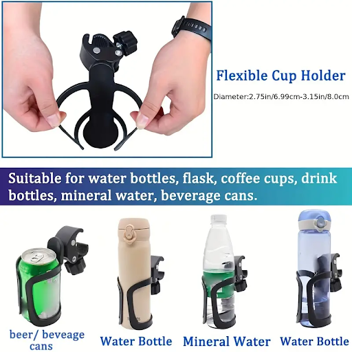 Marine Boat Rail Cup Holder, No Drilling Install Boat Drink Holder