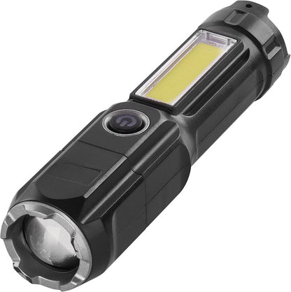 LED Flashlight with USB cable rechargeble