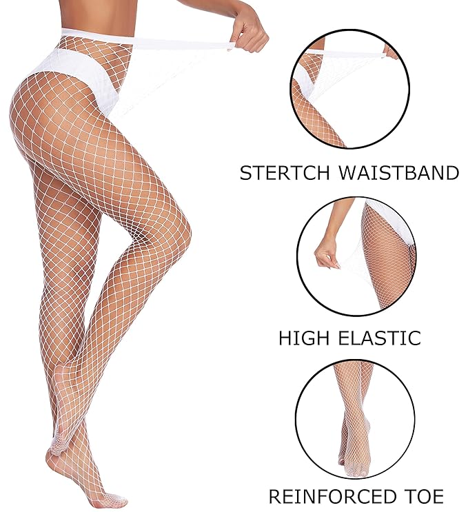 Glowing Fishnet Tights