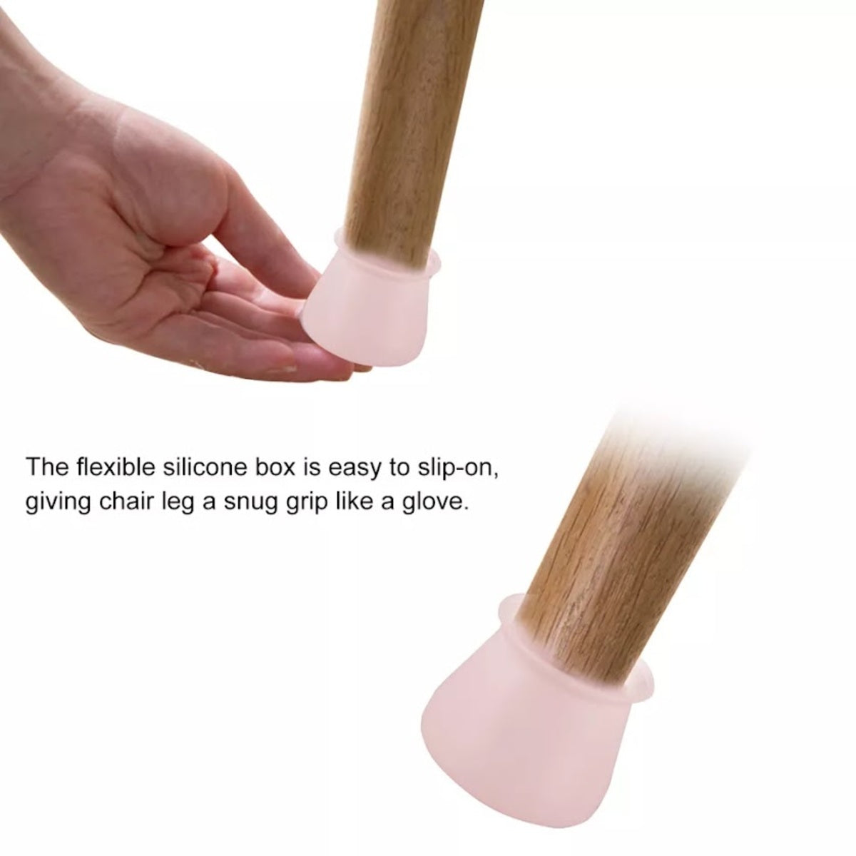 Silicone Chair Leg Caps - Protect Furniture Legs & Prevent Slipping