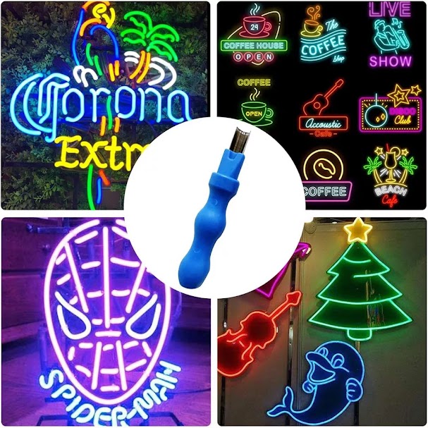 Portable Split Neon Light Straight And Curved Angle Trimming Hand Tools