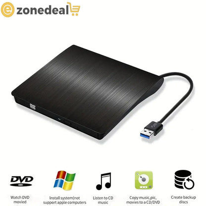 USB 3.0 Portable CD DVD