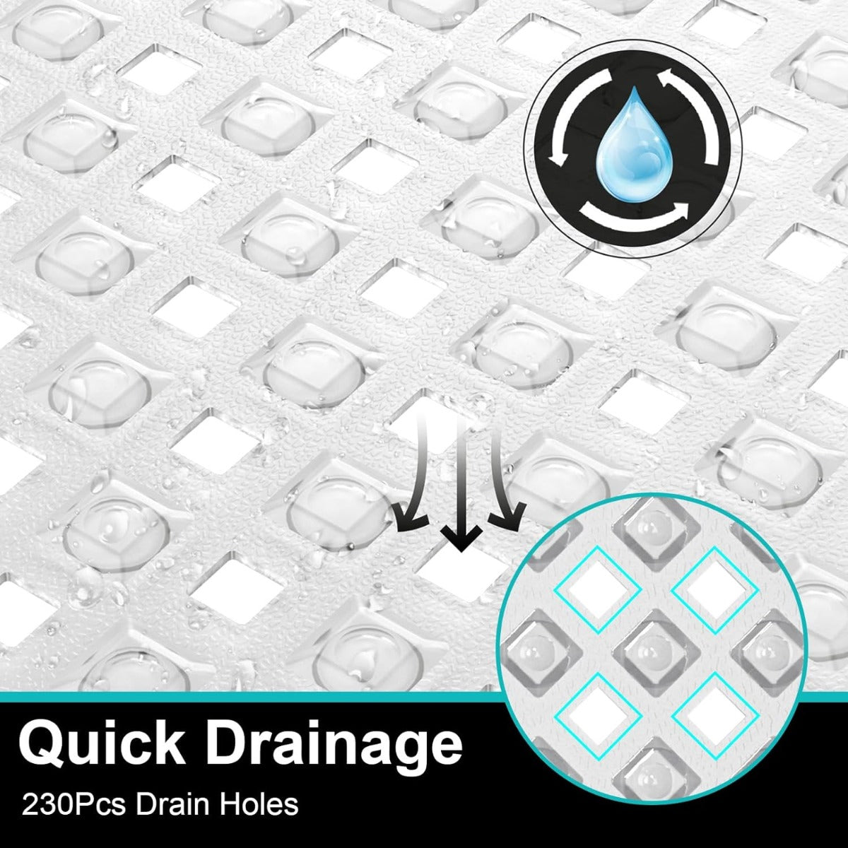 35x16inch - Shower and Bathtub Mat