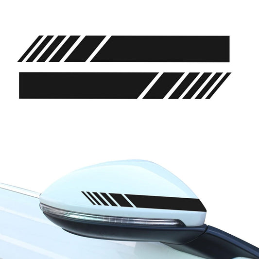 2pcs Car Rear View Mirror Stickers Decor
