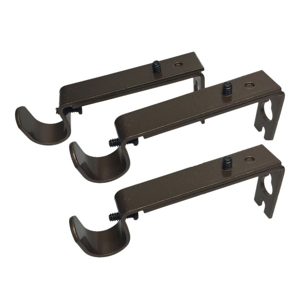3Pcs/set Curtain Rod Bracket with set of screws