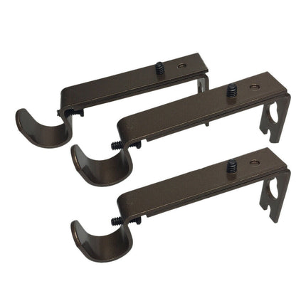 3Pcs/set Curtain Rod Bracket with set of screws