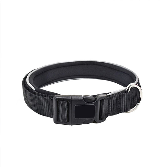 Pet Collar -Black-Large
