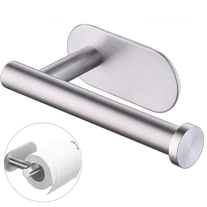 Self-Adhesive Stainless Steel Toilet Paper Roll Holder