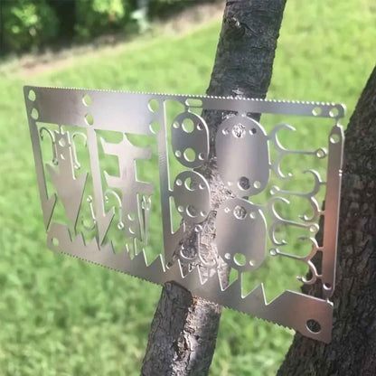 22-in-1 Stainless Steel Multifunctional Tool Card