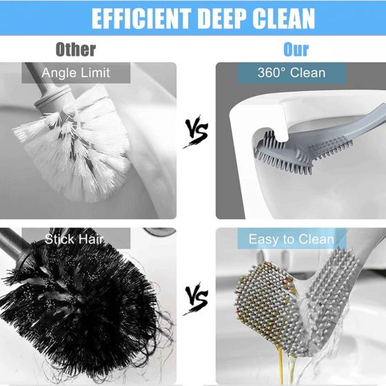 Flexible Silicone Toilet Brush