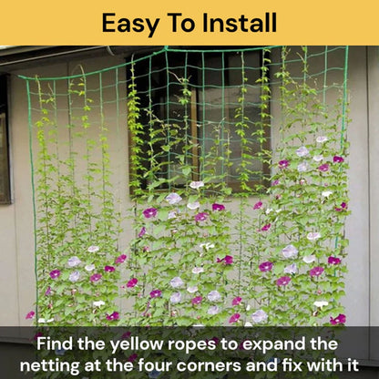 1pc Garden Plants Climbing Net - Green