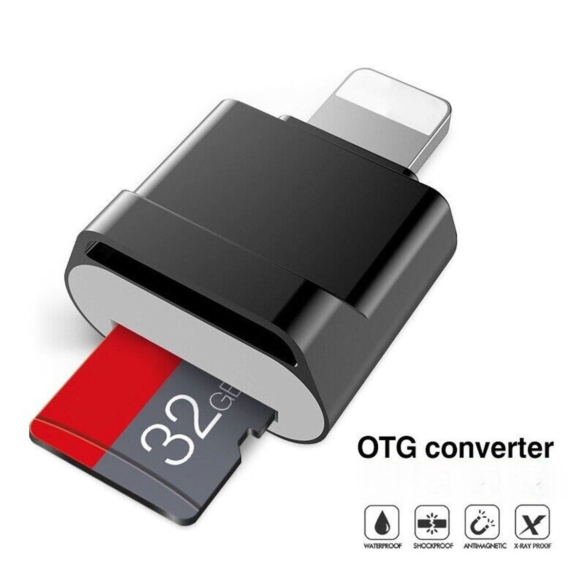 Aluminium SD Memory Card Reader, OTG USB