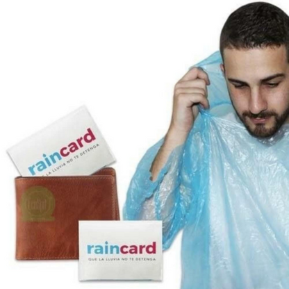 1 Disposable Emergency Rain Ponchos