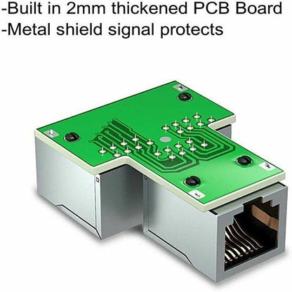 2pcs - RJ45 Splitter Adapter