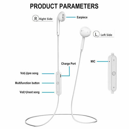 Bluetooth Headphones -White