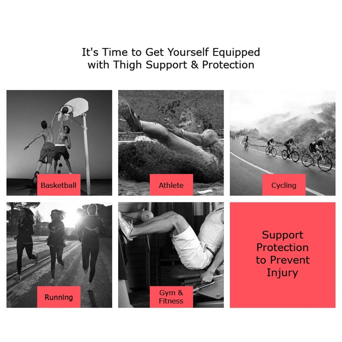 7956 Sport Thigh Support Guard
