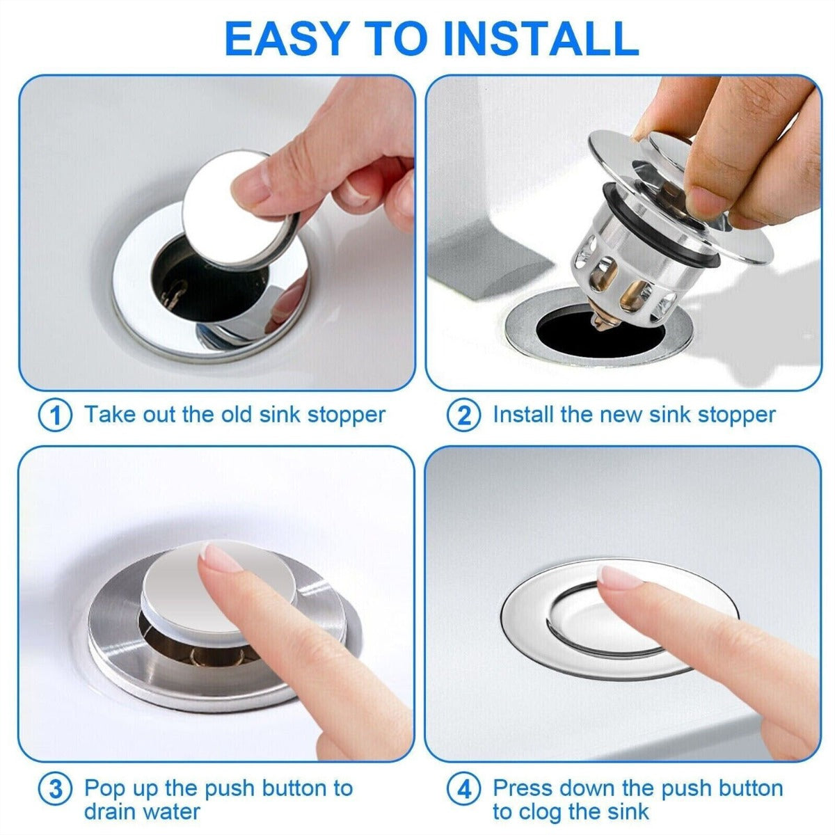 Bathroom Sink Plug Stopper