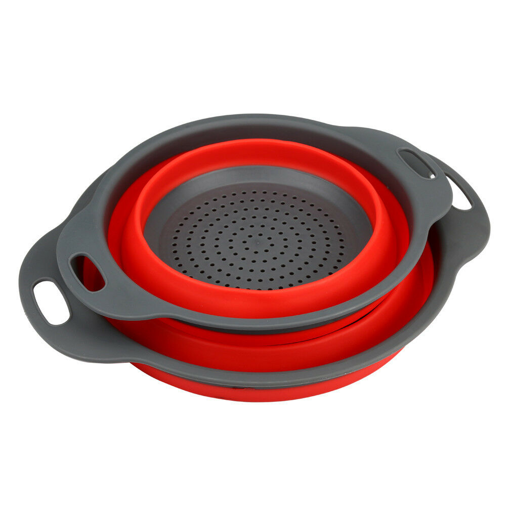 Collapsible Colander-Red