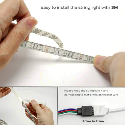 RGB LED Strip Light With Remote Connector
