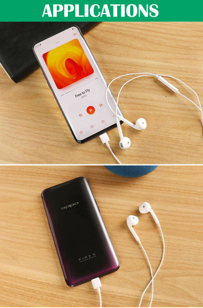 Type C Earphone For Smartphone