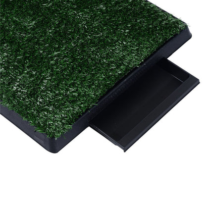 Dog Potty Tray with two Grass mat