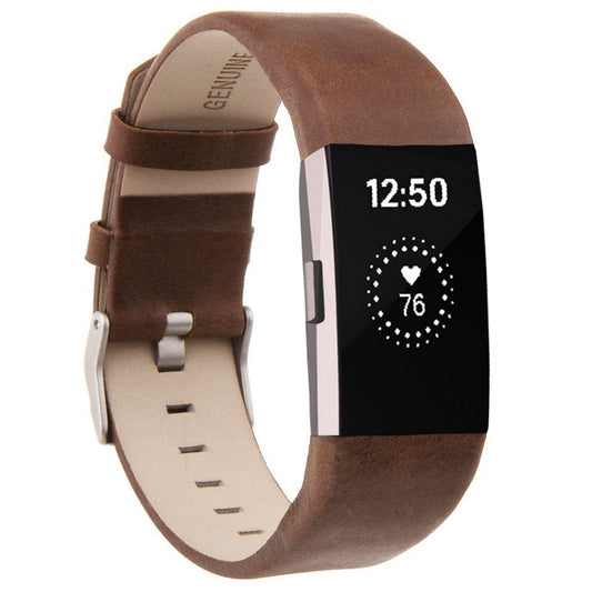 Leather band For Fitness Tracker -Dark Brown